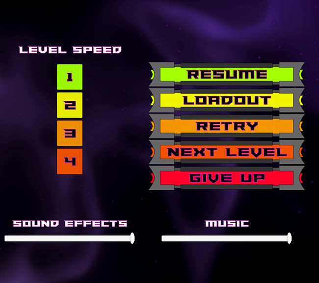 Casual Pause Menu